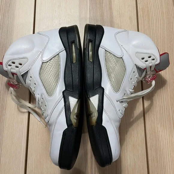2013 Nike Air Jordan 5 V “Fire Red” Retro Shoes‎ 136027-100 Size 14
